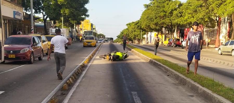 Accidente en la Murillo. 