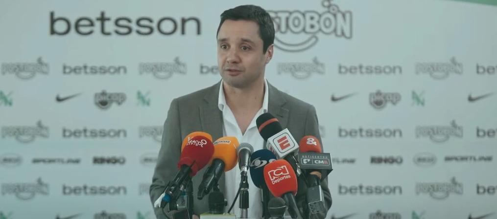 Sebastián Arango, presidente del Atlético Nacional. 