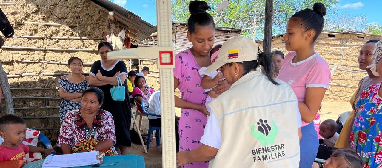 Imagen de la atención en La Guajira.