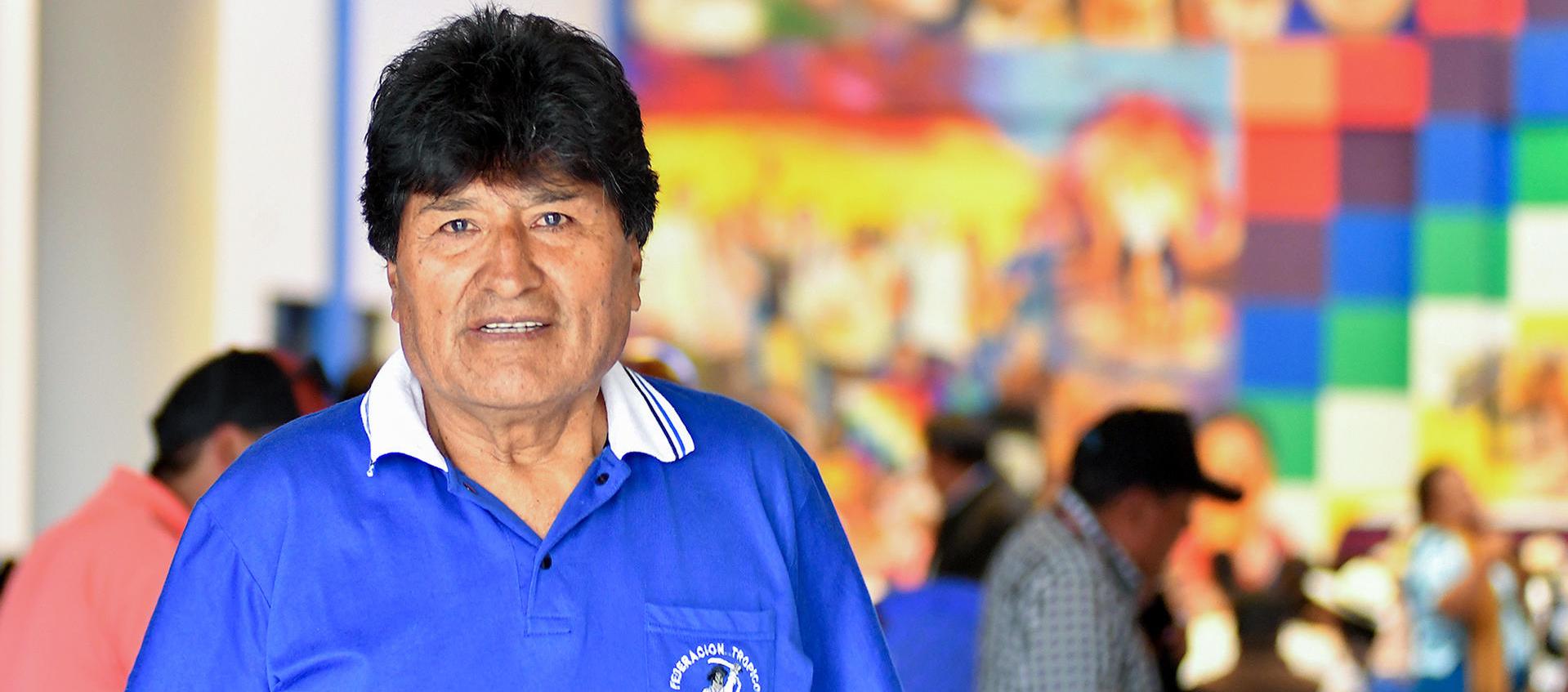 Evo Morales, expresidente de Bolivia.