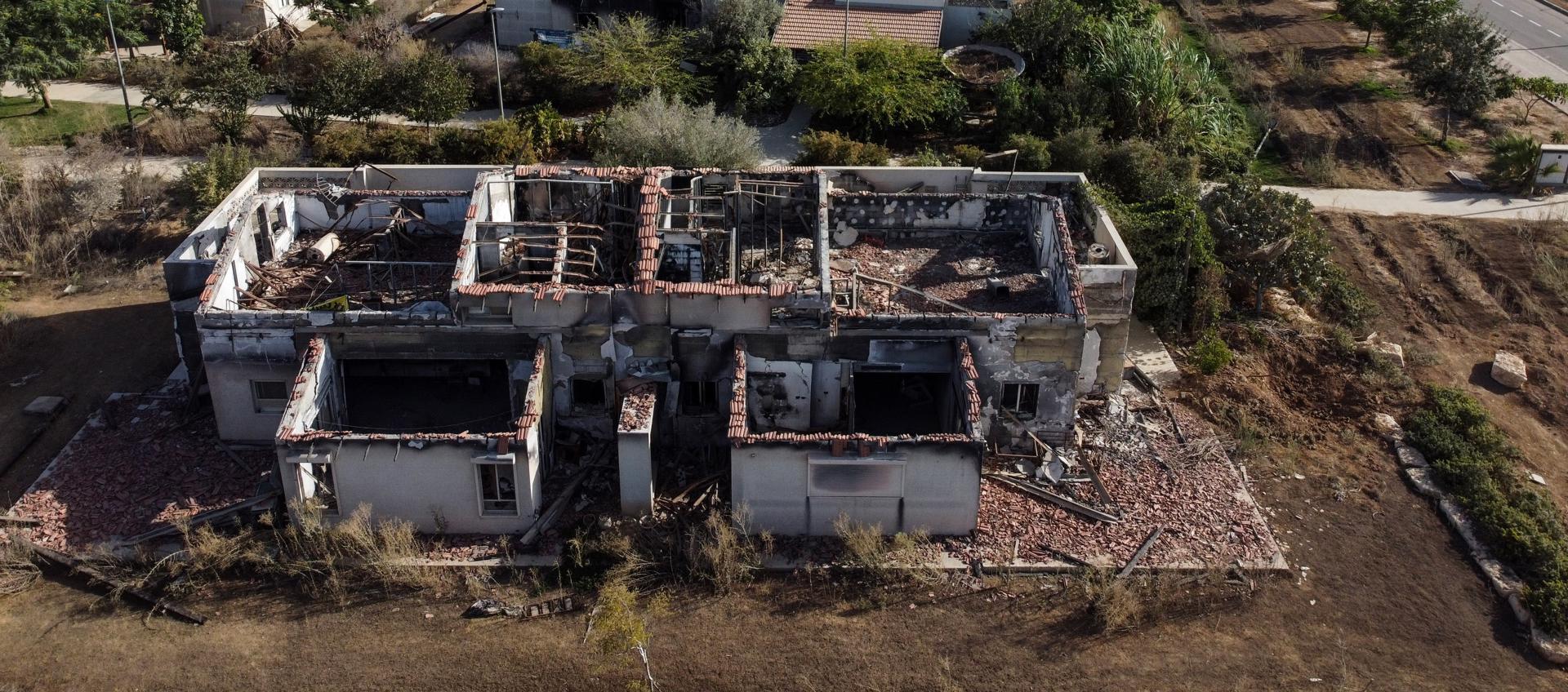 Viviendas en Gaza afectadas por los ataques.