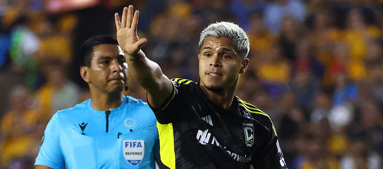 Juan Camilo 'Cucho' Hernández, delantero colombiano del Columbus Crew.