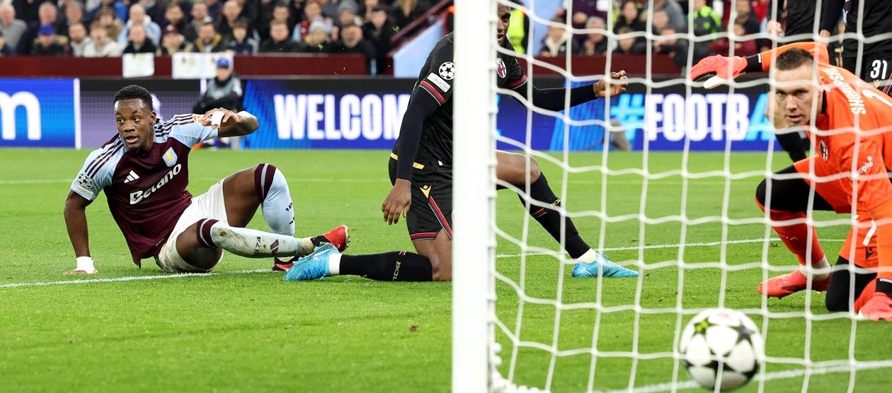 El segundo gol del Aston Villa marcado por el colombiano Jhon Jáder Durán.