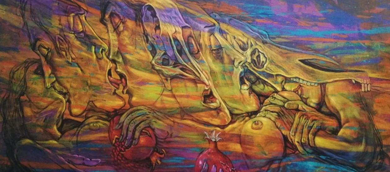 Una de las obras que hacen parte de la muestra que se exhibirá en el Congreso de la República.