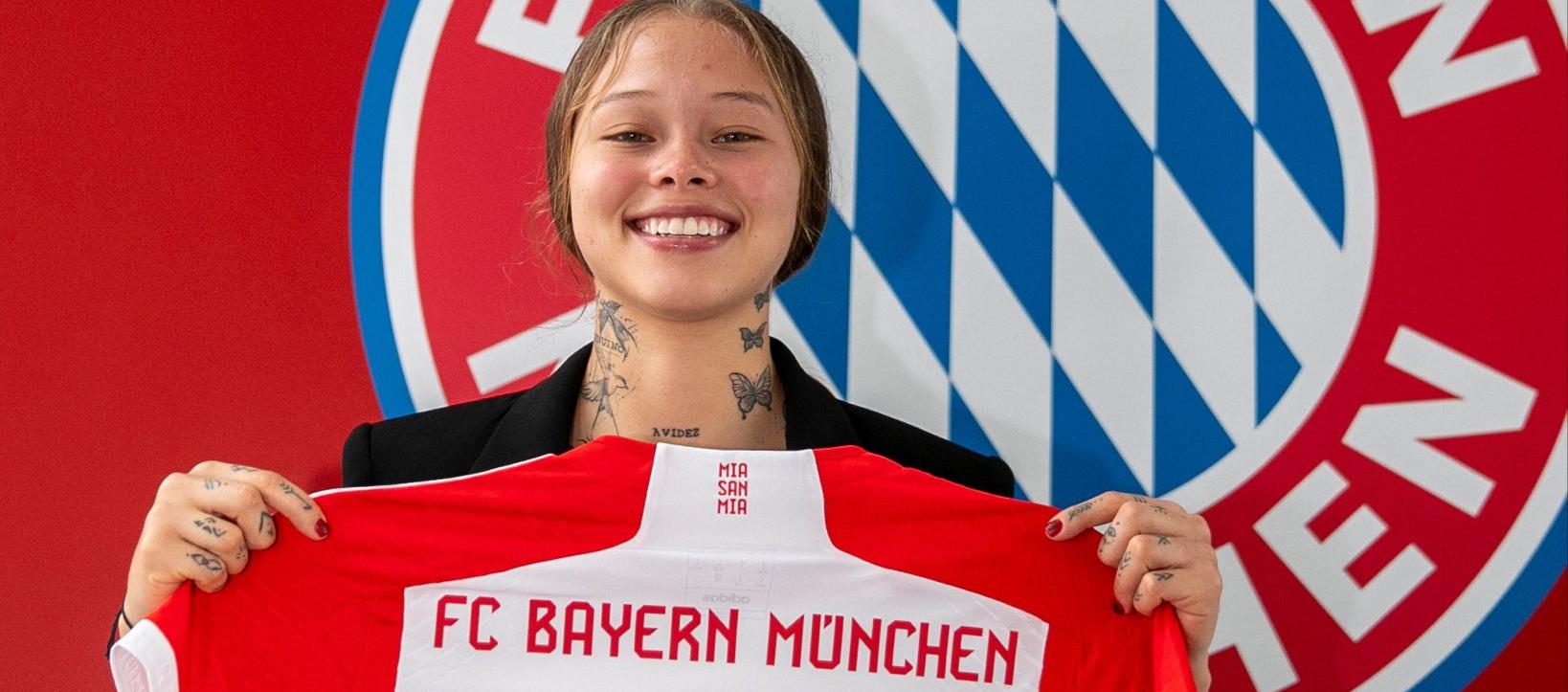 Ana María Guzmán, jugadora del Bayern Múnich.