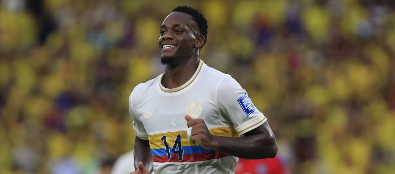 Jhon Jáder Durán marcó el tercer gol de Colombia a Chile. 