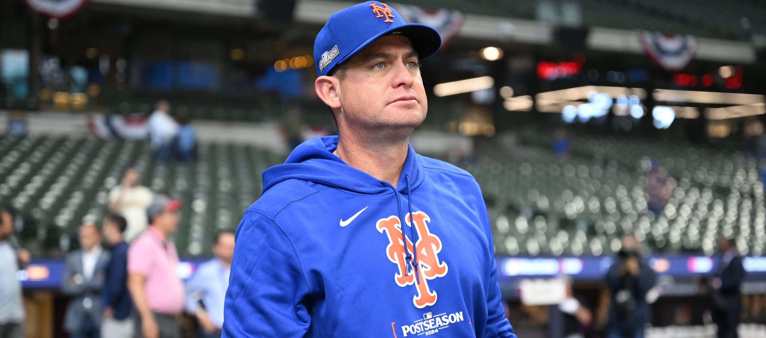 Carlos Mendoza, mánager venezolano de los Mets de Nueva York.