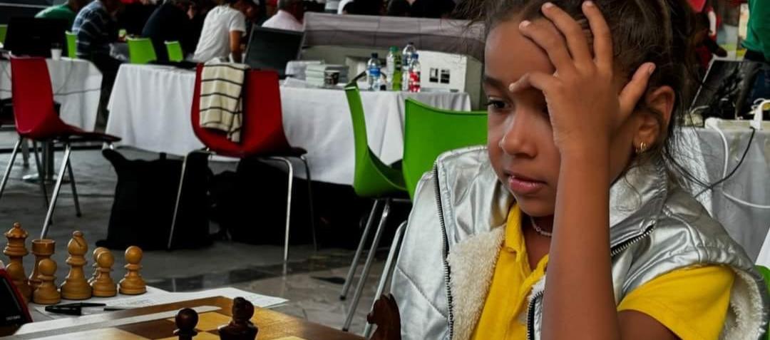 Nayade Ortiz Salcedo, ajedrecista barranquillera. 