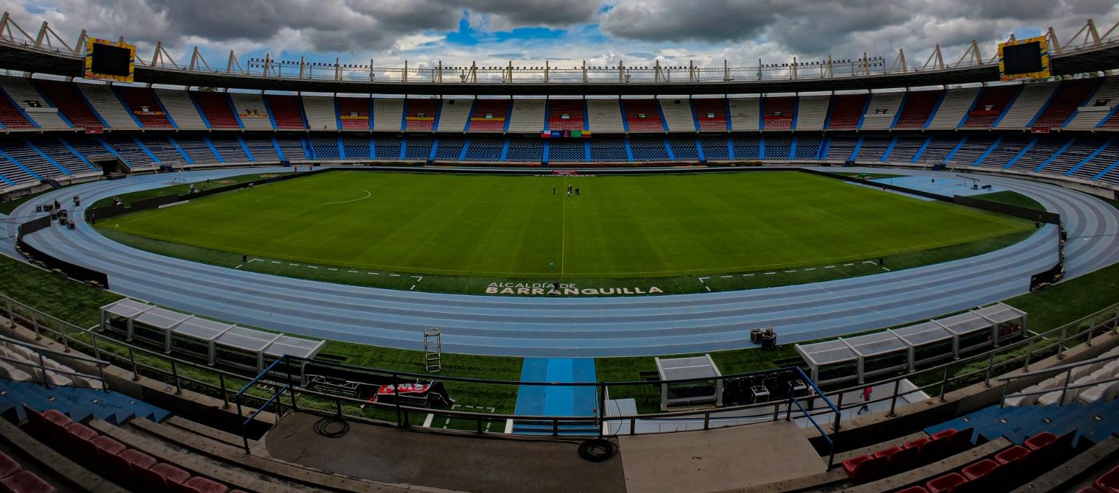 Estadio Metropolitano Roberto Meléndez, escenario hoy del partido Colombia vs. Chile.
