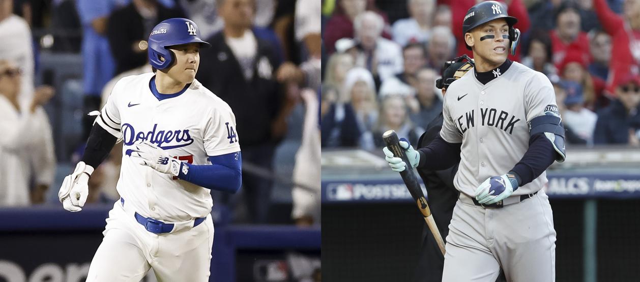 Shohei Ohtani (Dodgers) y Aaron Judge (Yanquis).
