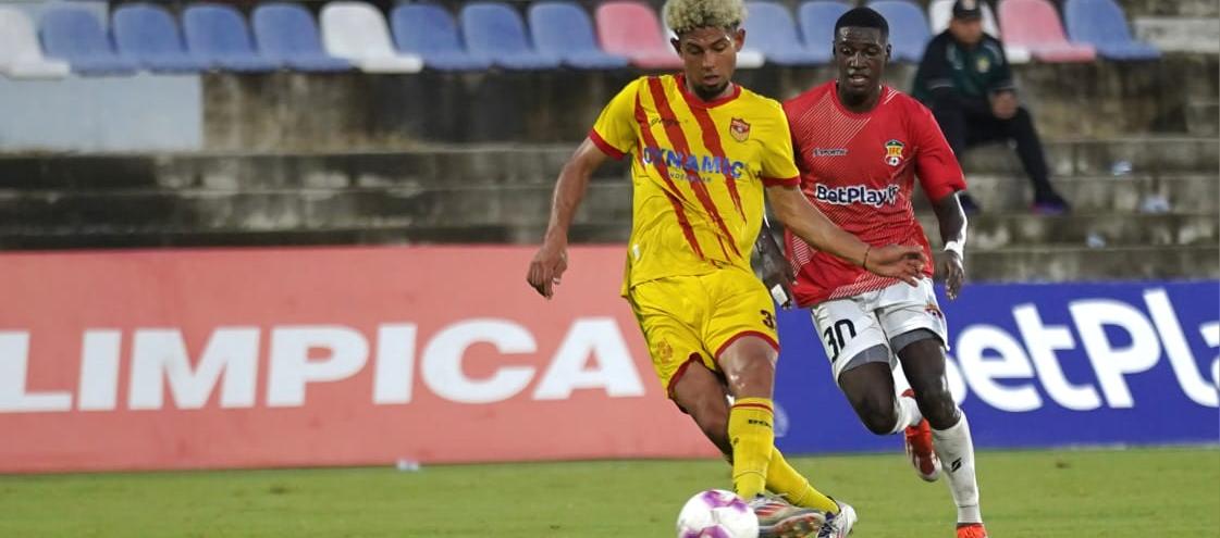 Sharif Merlano durante el partido contra el Barranquilla FC, el pasado jueves. 