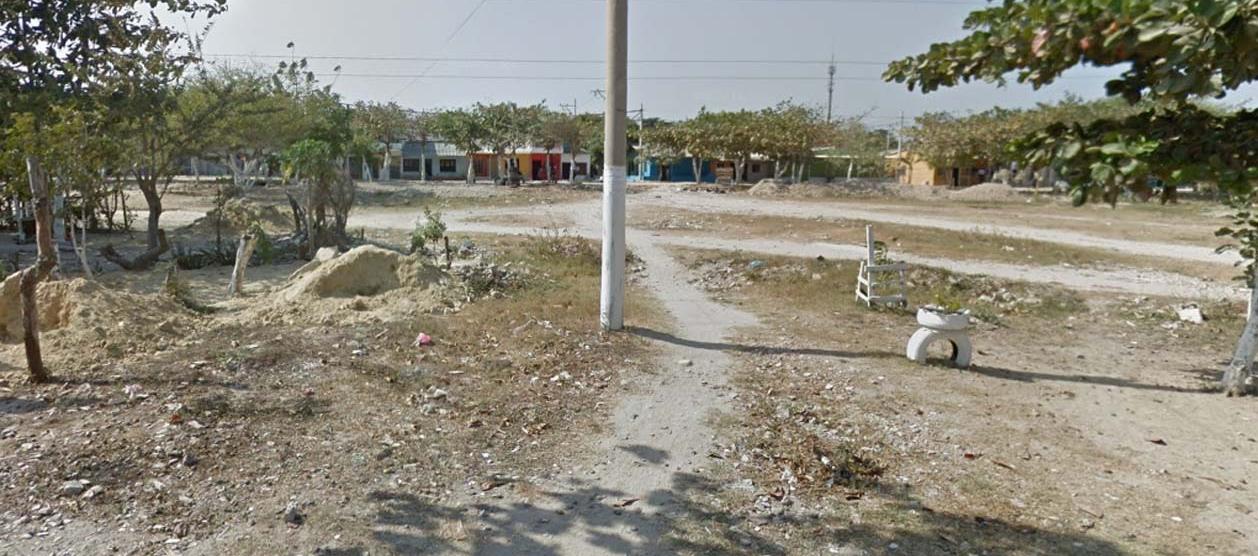 Sector aledaño donde se registró el crimen. 