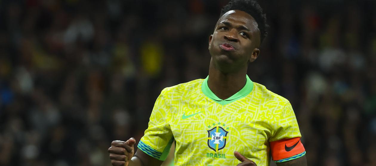 Vinicius Júnior, delantero y capitán de la selección brasileña.