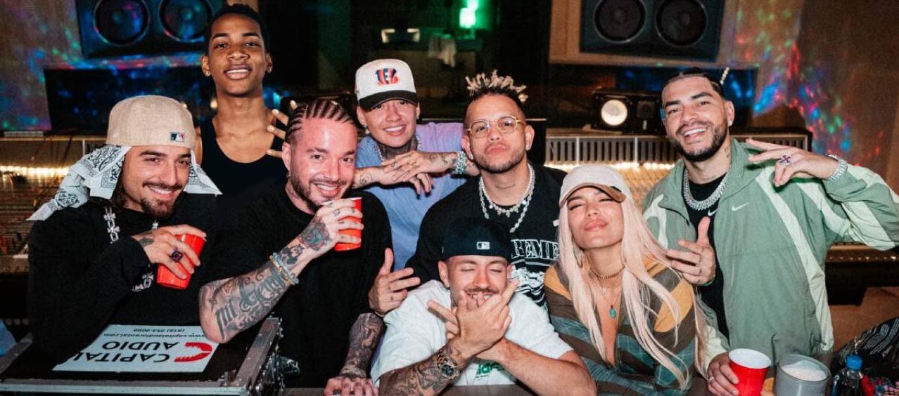 Karol G, Feid, J Balvin, Ryan Castro, Maluma, Blessd y DFZM.