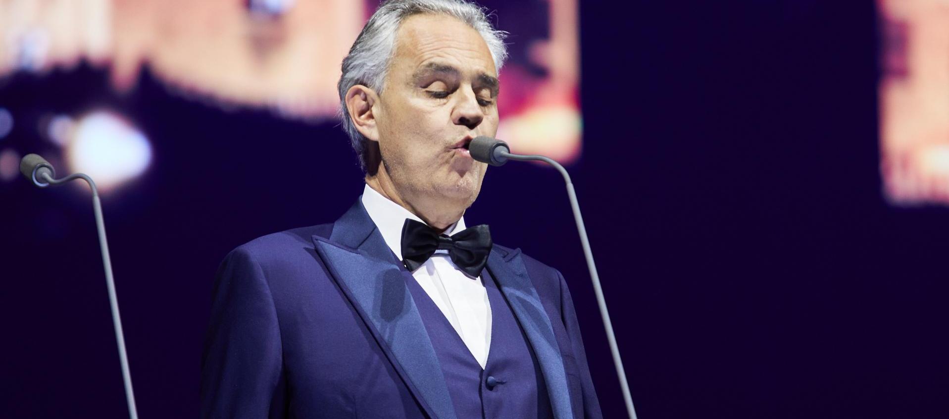 El italiano Andrea Bocelli.