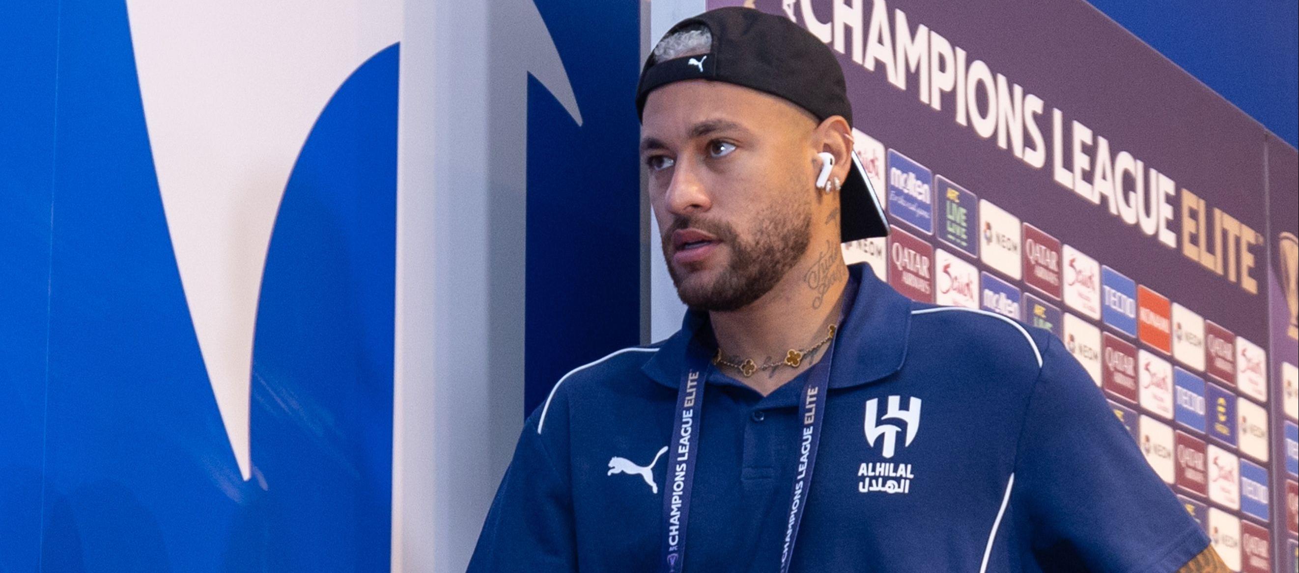 El brasileño Neymar, delantero del Al Hilal. 