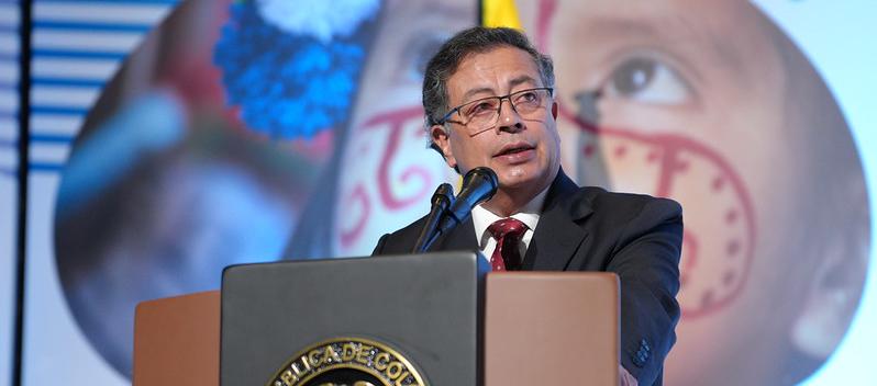 Gustavo Petro, Presidente de Colombia. 
