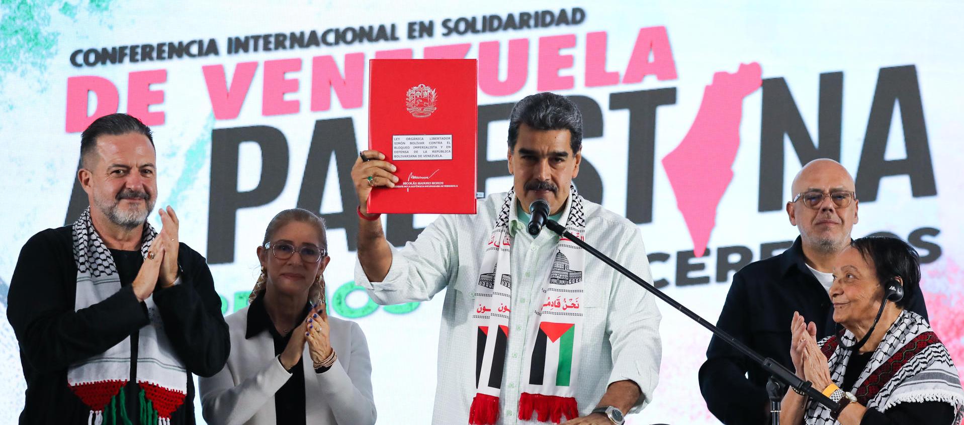 Nicolás Maduro durante acto de Gobierno en Caracas.