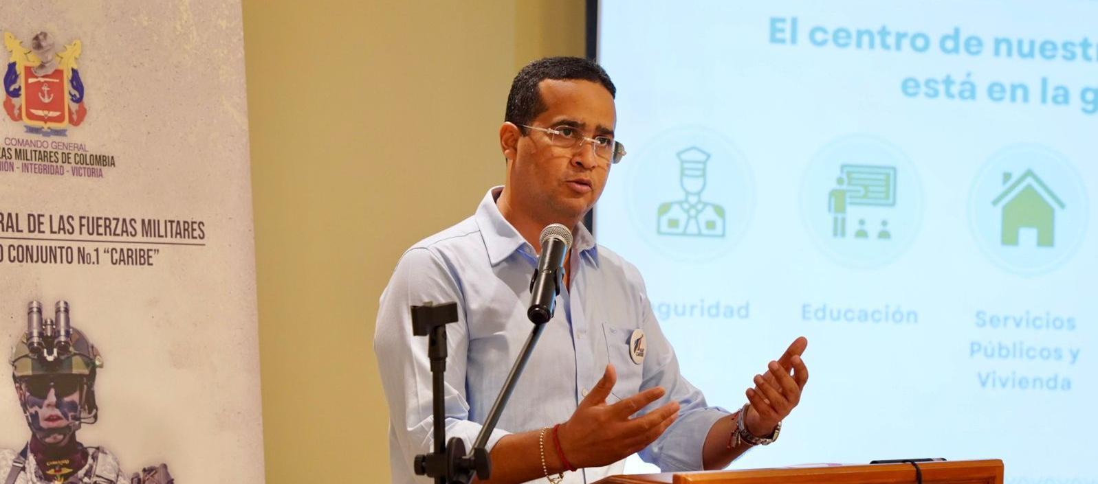 Jairo Aguilar, gobernador de La Guajira.