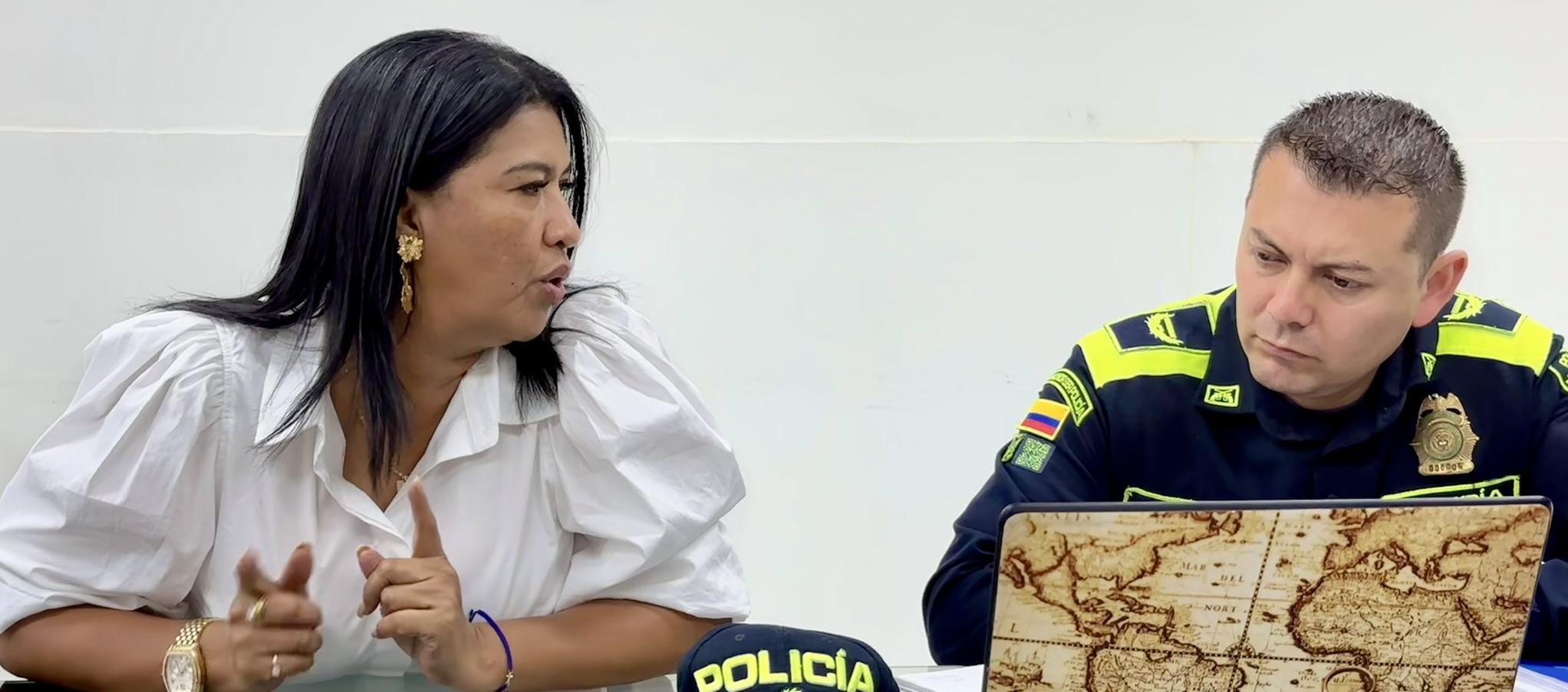 Alcaldesa de Malambo, Yenis Orozco.