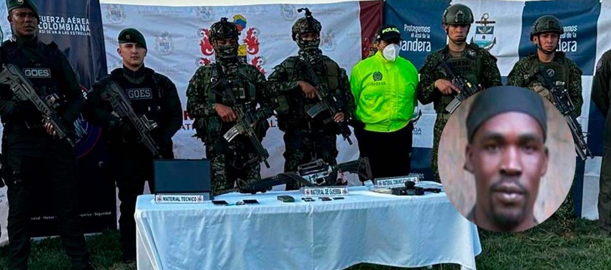 Alias 'Modesto', presunto cabecilla abatido por las Fuerzas Militares en el Valle del Cauca. 