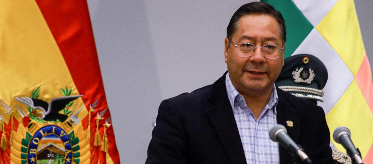 El presidente de Bolivia, Luis Arce.
