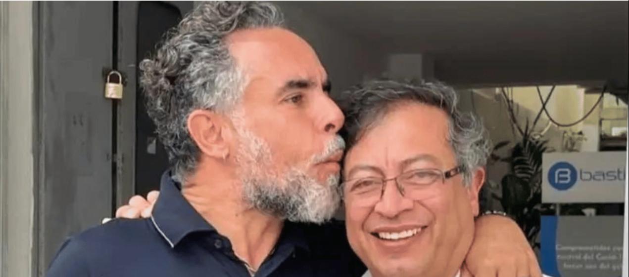 Armando Benedetti y Gustavo Petro. 