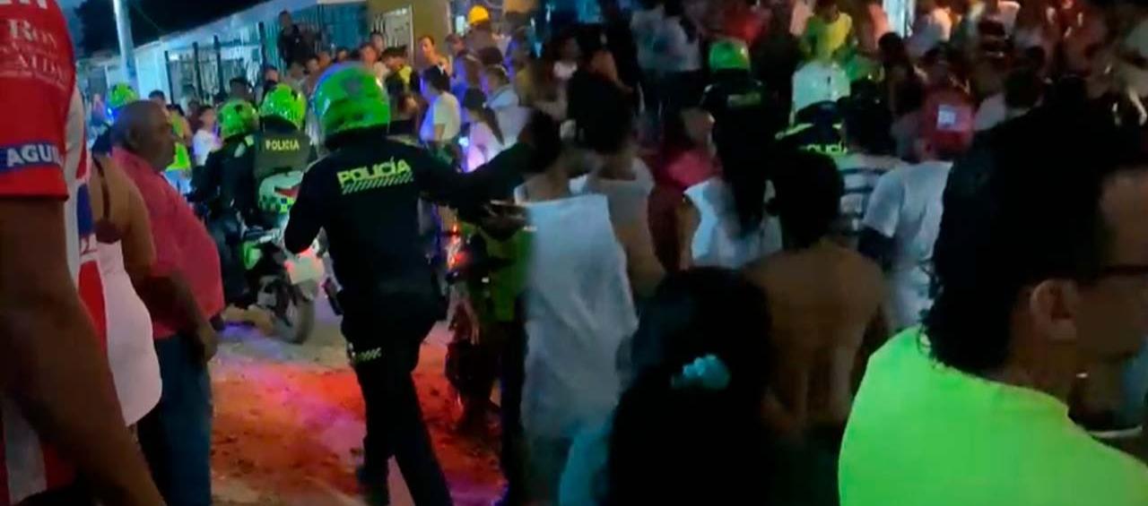 Lugar donde se presentó el crimen en el barrio La Chinita. 