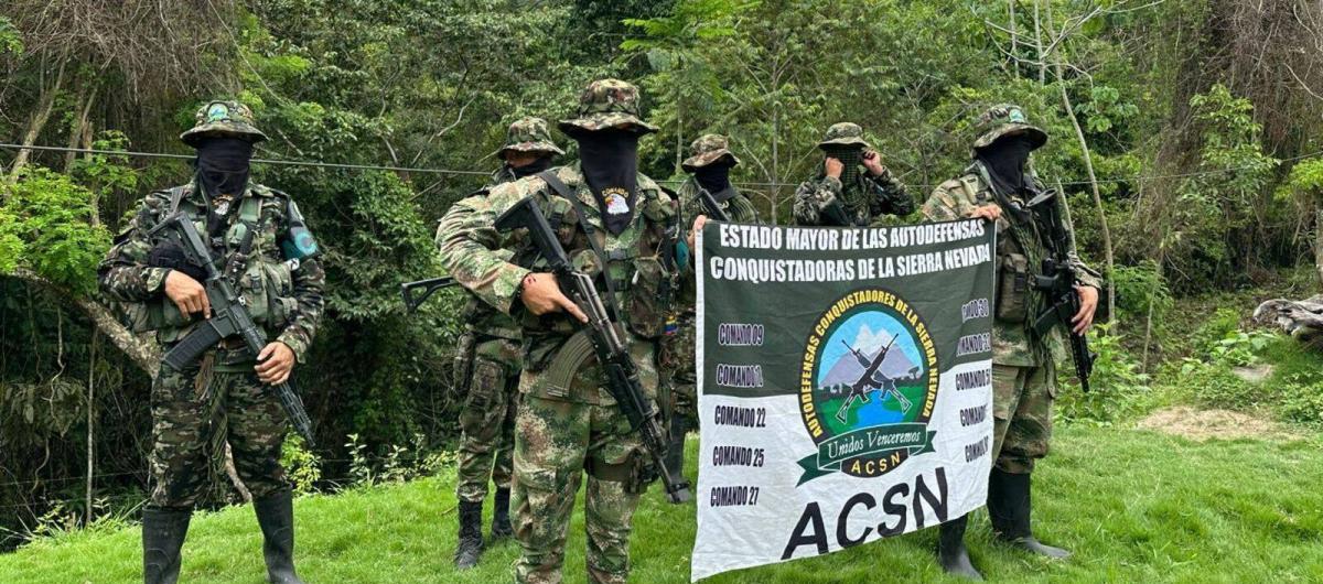 Integrantes de las Autodefensas Conquistadores de la Sierra Nevada
