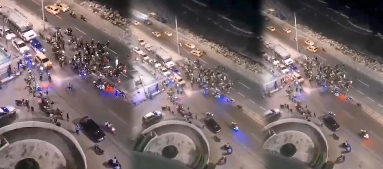 Lugar donde se presentó la balacera. 