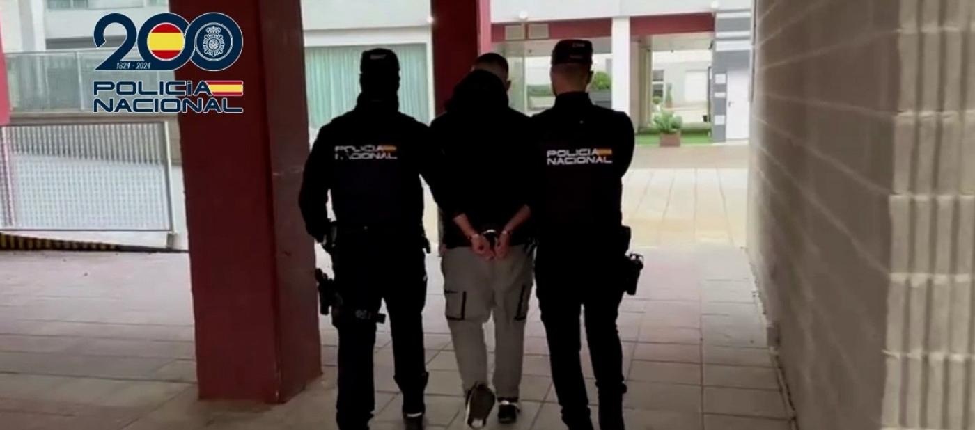 Imagen de uno de los capturados.