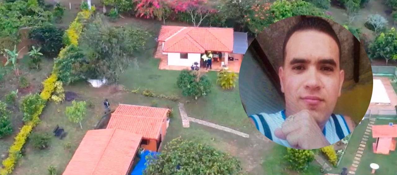 Propiedad donde fue capturado.