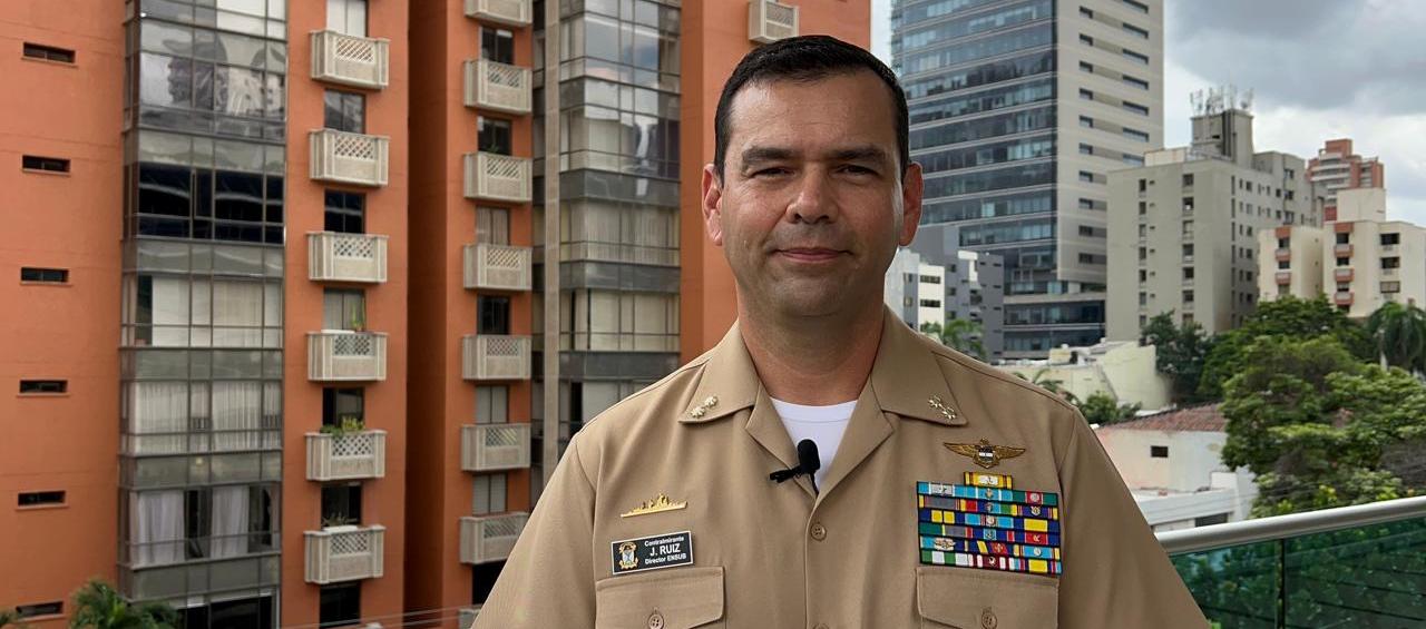 Contraalmirante John Henry Ruiz Murcia, director de la Escuela Naval de Suboficiales ‘ARC Barranquilla’.
