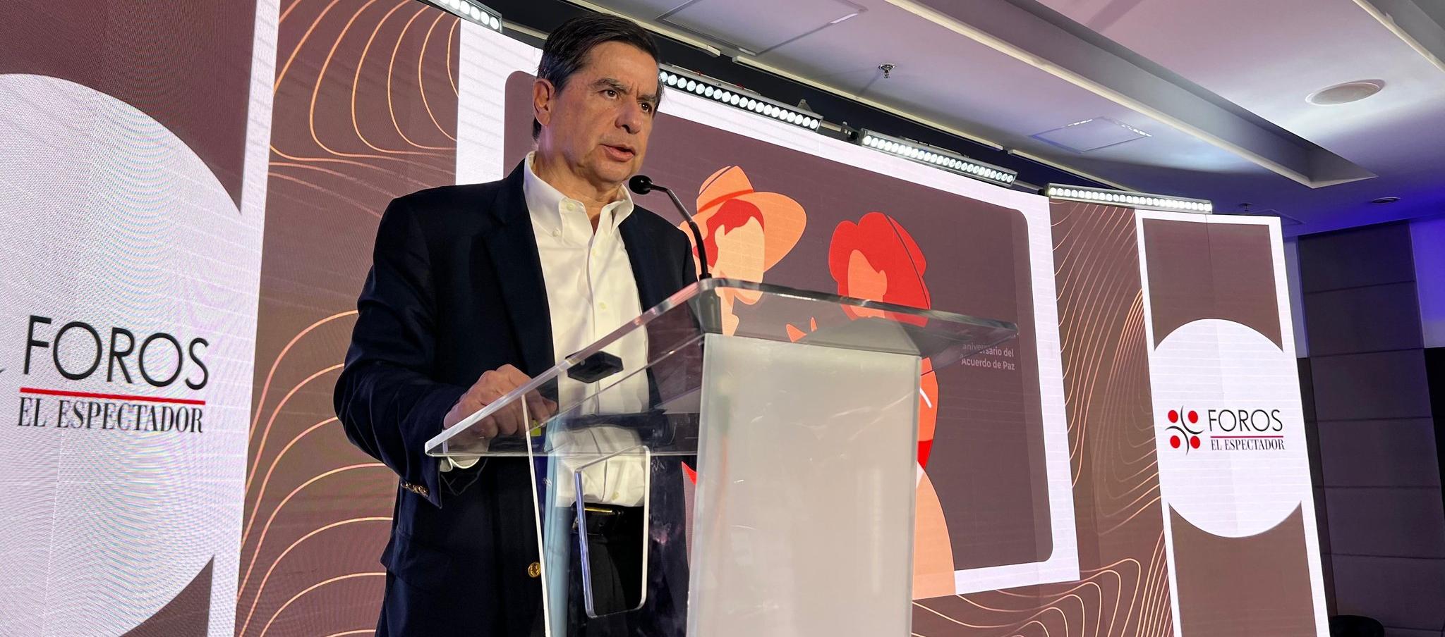 El Ministro del Interior, Juan Fernando Cristo.