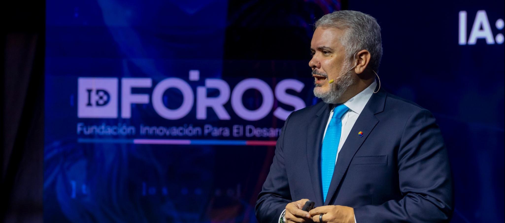 El expresidente de la República, Iván Duque.