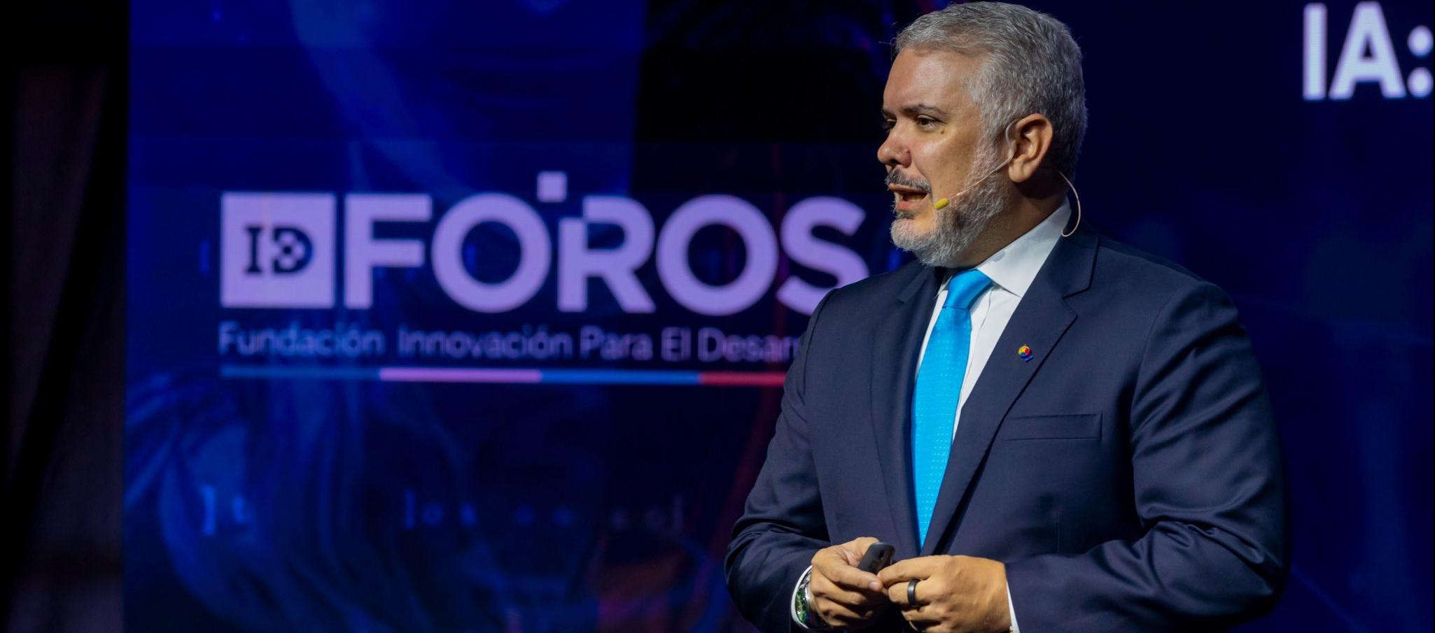 El expresidente de la República, Iván Duque.