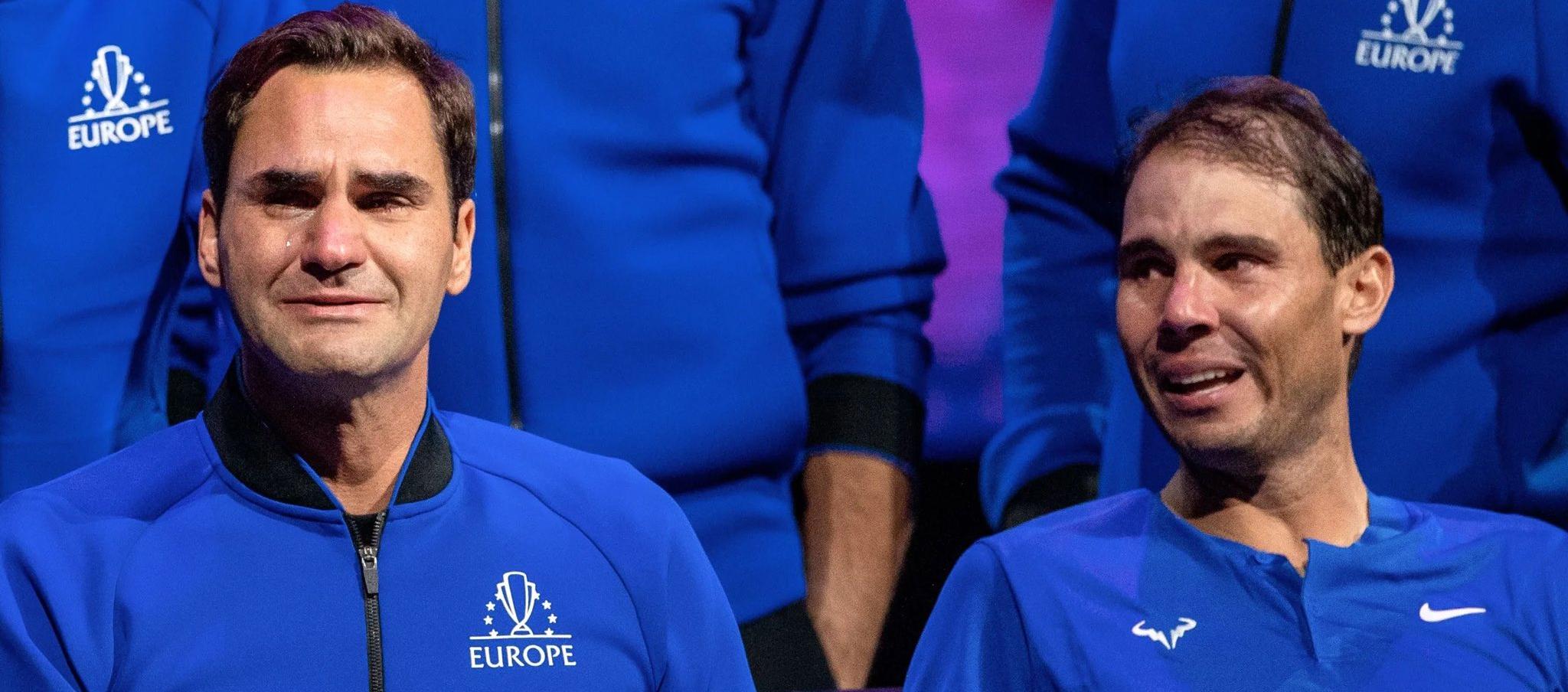 Roger Federer y Rafael Nadal.