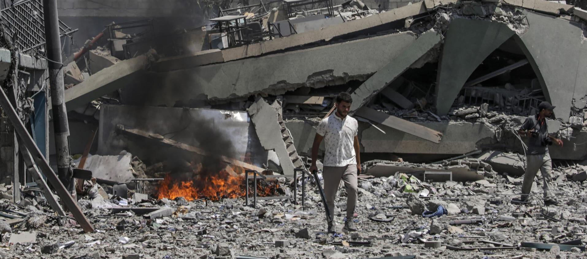 Consecuencias de los ataques israelíes en Gaza.