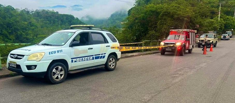 Lugar del accidente. 