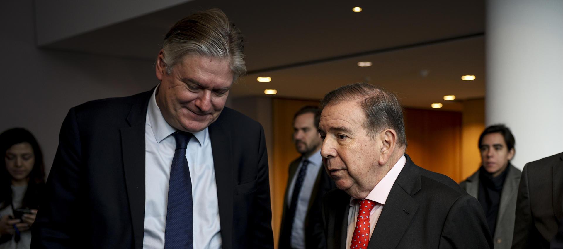 El opositor Edmundo González en Bruselas.