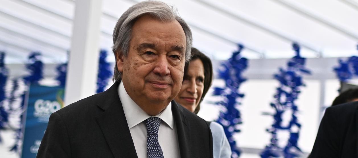 El secretario general de la ONU, António Guterres.