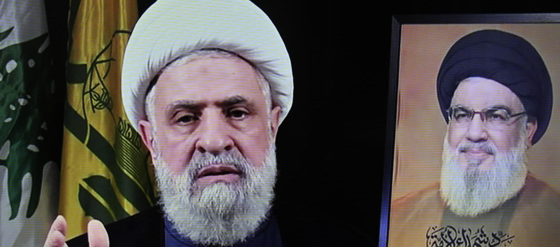 Nuevo líder de Hizbulá, el jeque Naim Qassem.