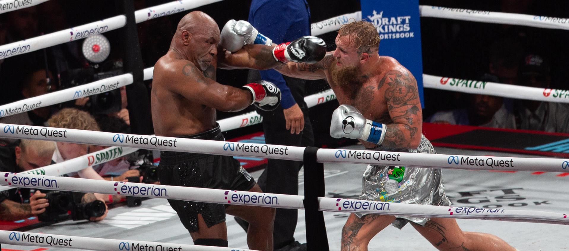 Mike Tyson y Jake Paul.