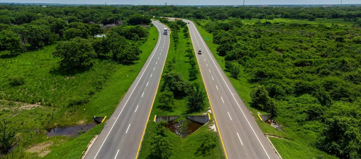 Imagen de la Cordialidad, vía Barranquilla-Cartagena.