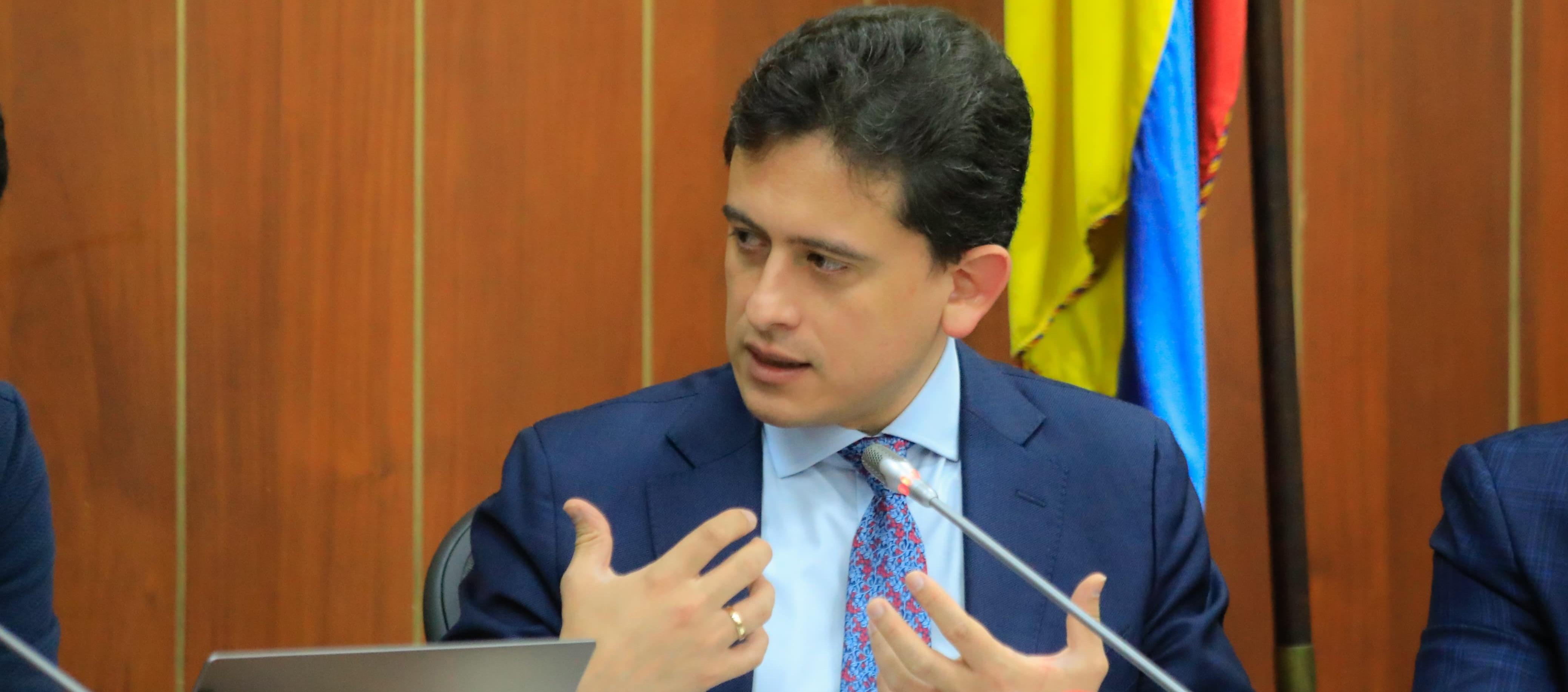 El ministro de Comercio, Industria y Turismo, Luis Carlos Reyes.