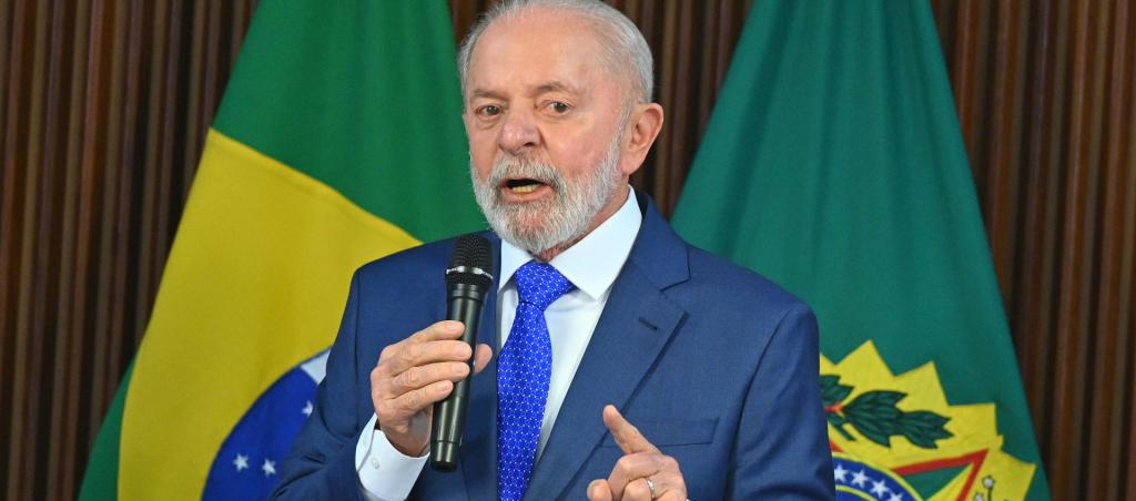 Luiz Inácio Lula da Silva, presidente de Brasil. 