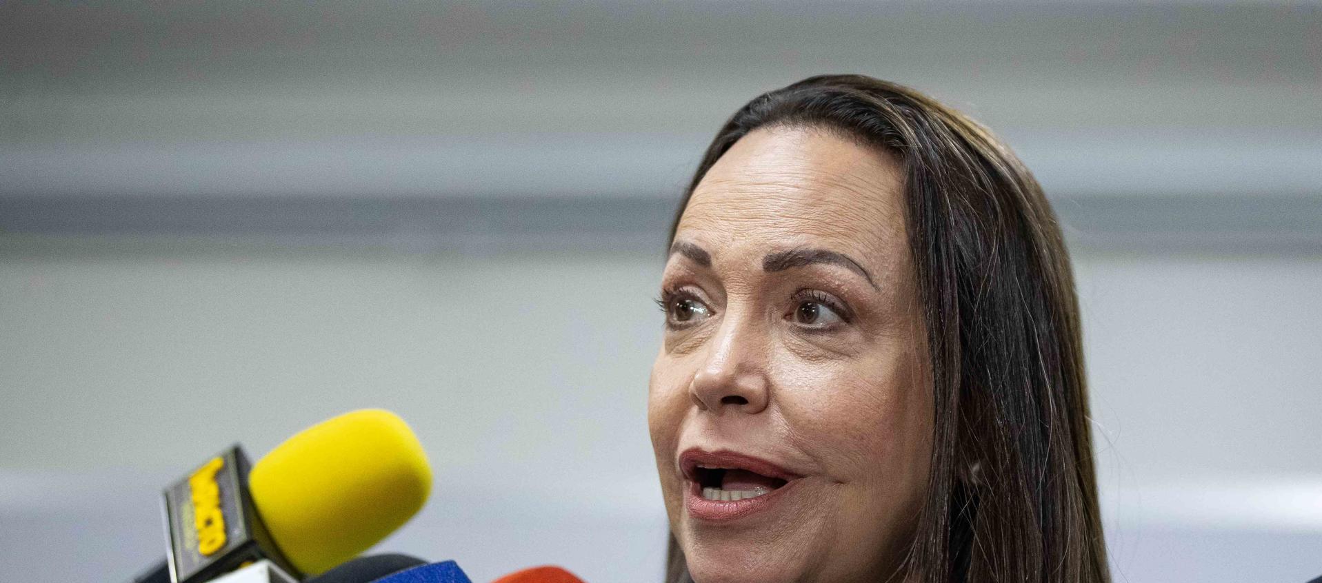 María Corina Machado, líder opositora venezolana.