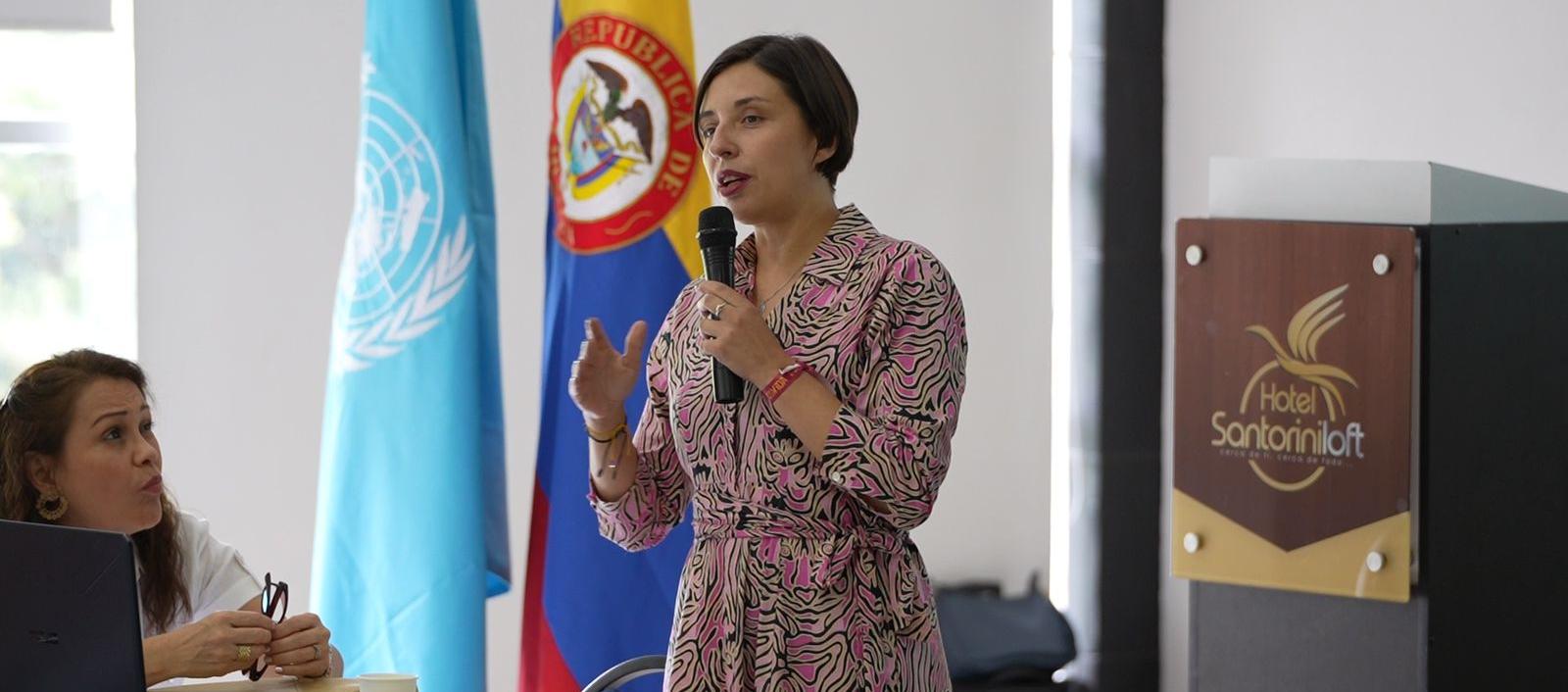 Martha Carvajalino, Ministra de Agricultura. 