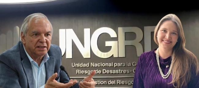 Ministro de Hacienda, Ricardo Bonilla; y su exasesora María Alejandra Benavidez. 