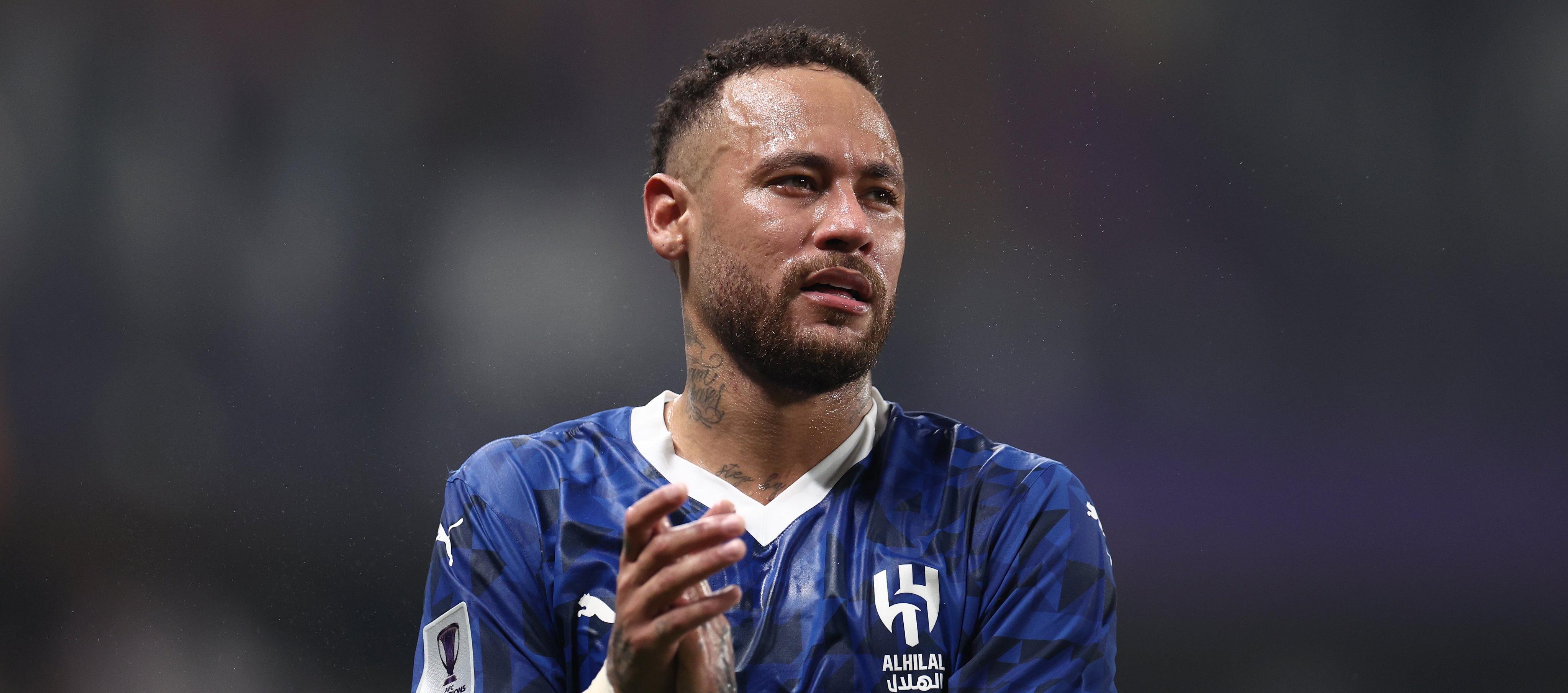 La estrella brasileña Neymar.